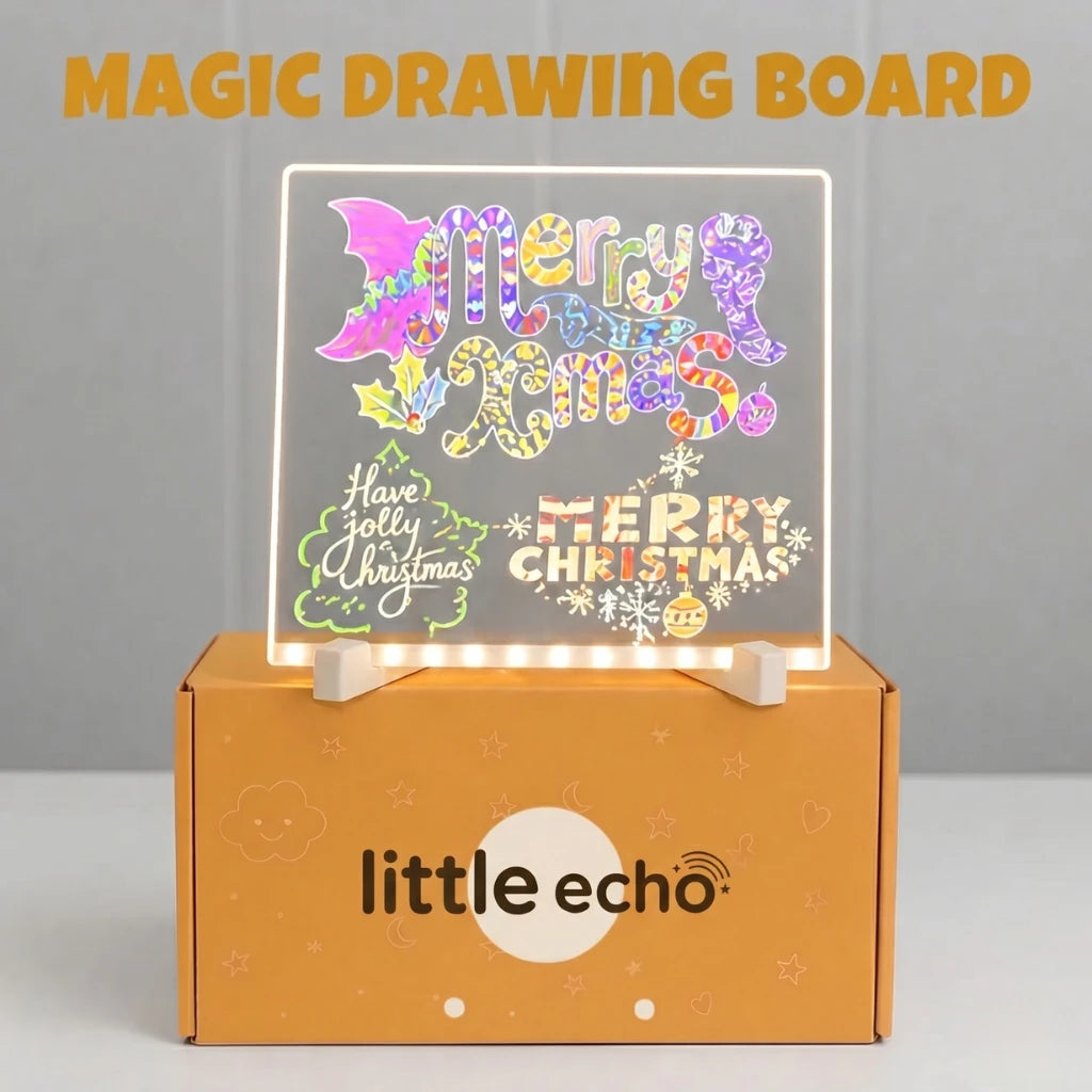 Magic Reusable LED Writing Board with Pen & USB
