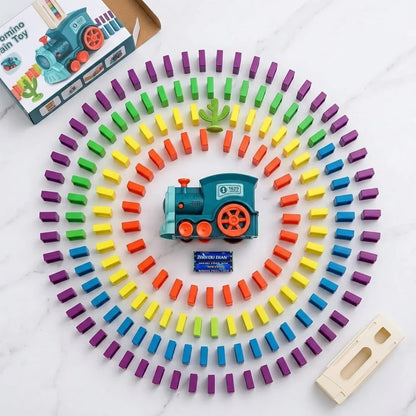 Domino Rally Train Model with Lights and Sounds